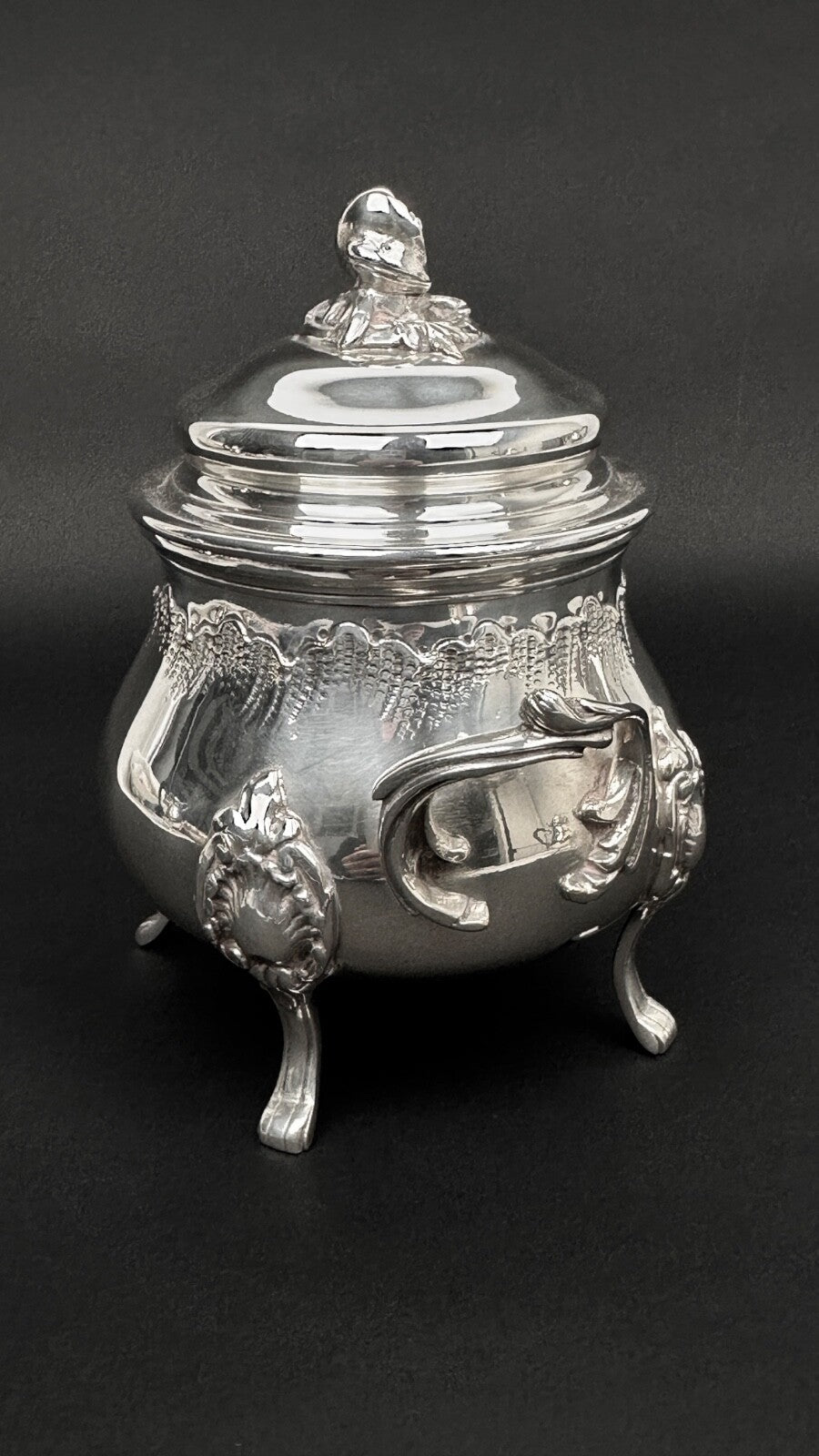 Service Thé-café En Métal Argenté Style Louis XV, 4 Pièces NEUF