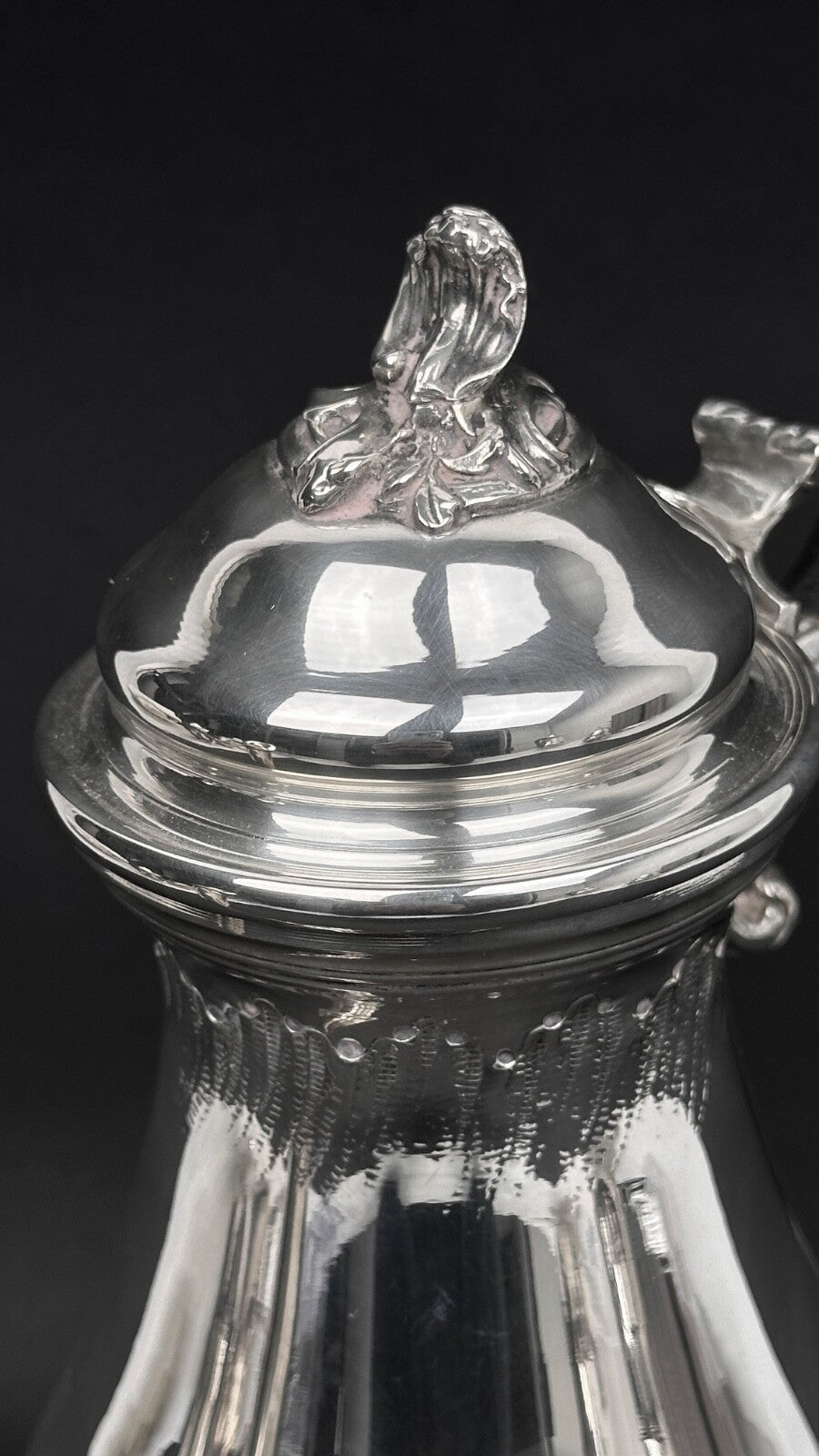 Service Thé-café En Métal Argenté Style Louis XV, 4 Pièces NEUF