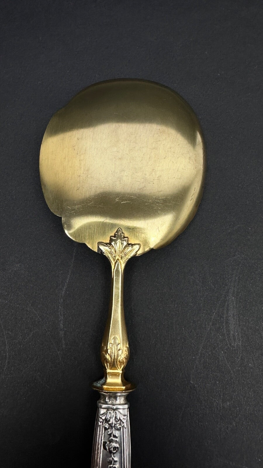 Couteau à Gâteaux, à Glace Et Pelle à Fruits En Argent, Couverts à Dessert