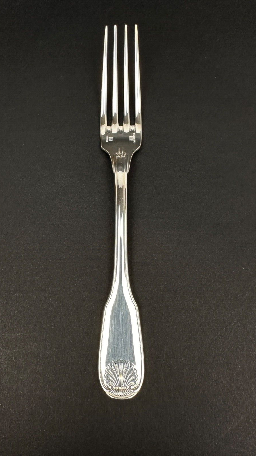 Christofle, fourchette à entremets,  modèle Vendôme, Paris. Neuve.