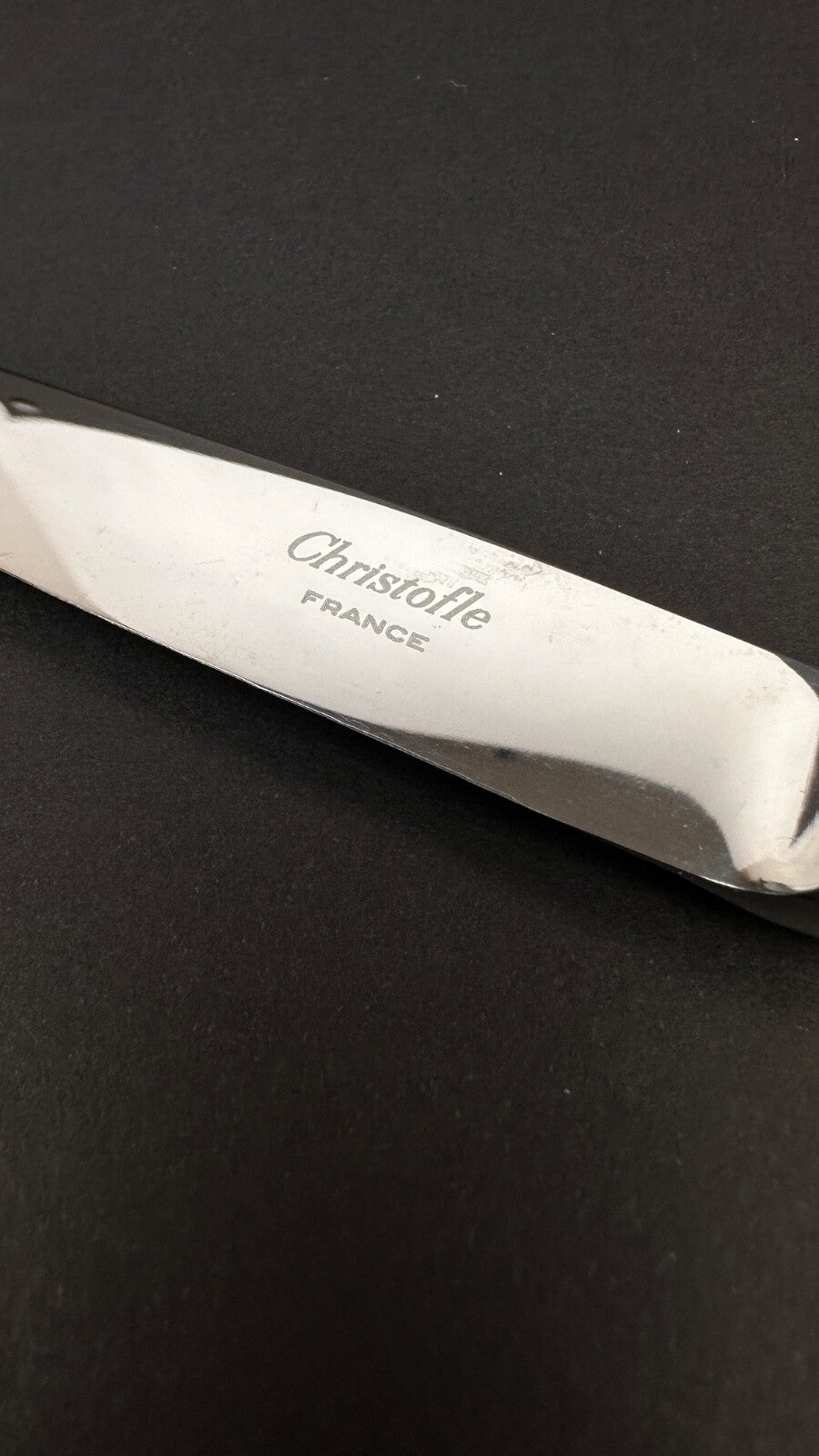 Christofle, Couteau,  modèle Vendôme, Paris. Neuf.