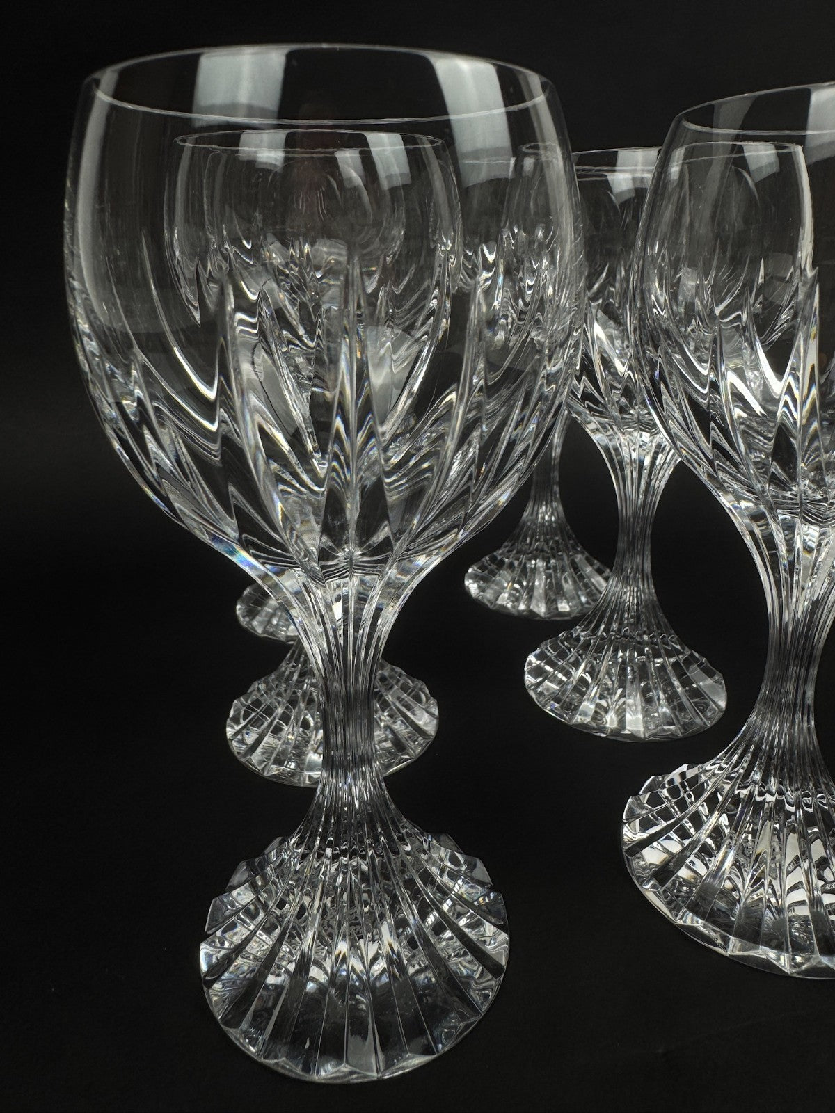 Série de 6 verres à vin rouge Masséna de Baccarat état neuf !