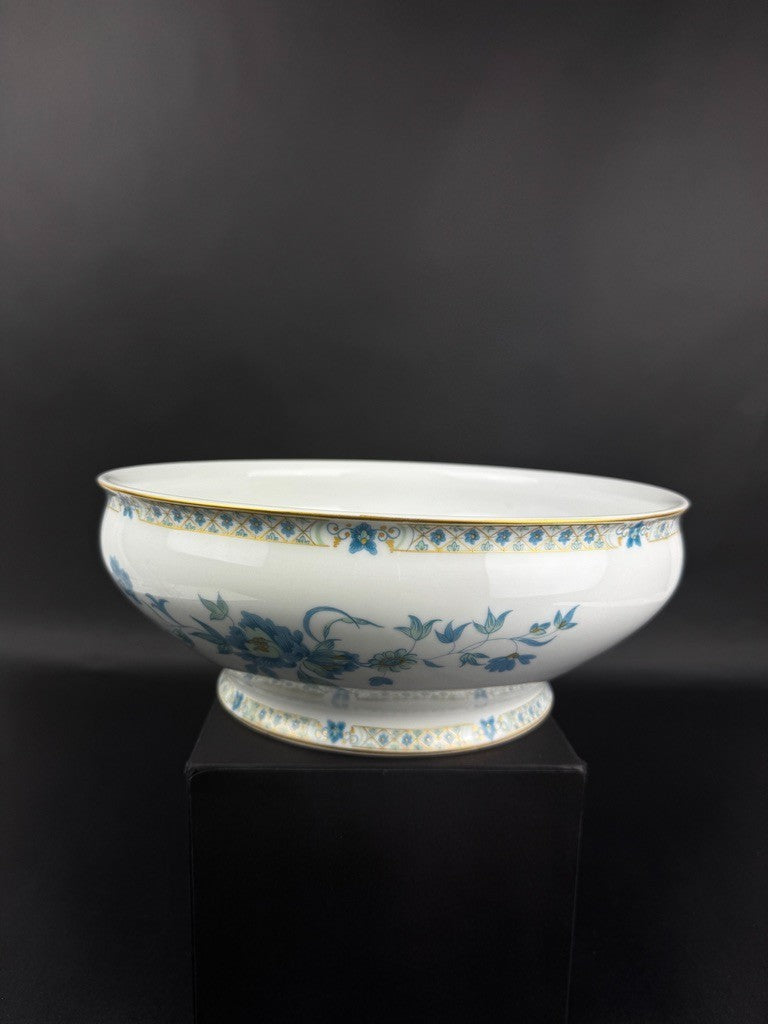 Saladier Haviland Limoges modèle Nankin décor bleu et or
