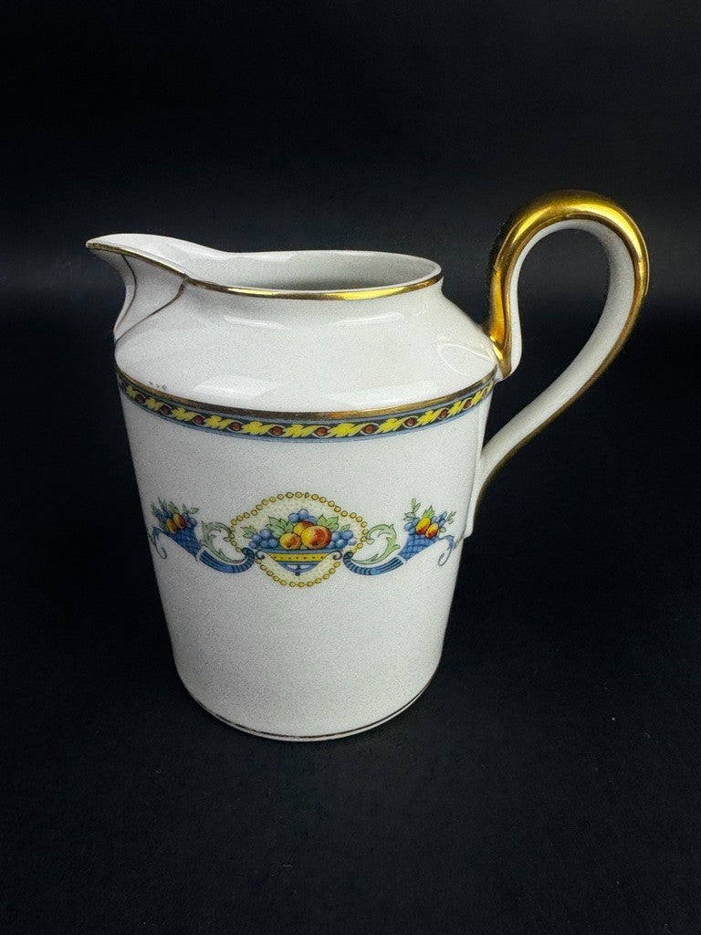Service à thé en porcelaine Bernardaud Limoges décor Corne d’abondance