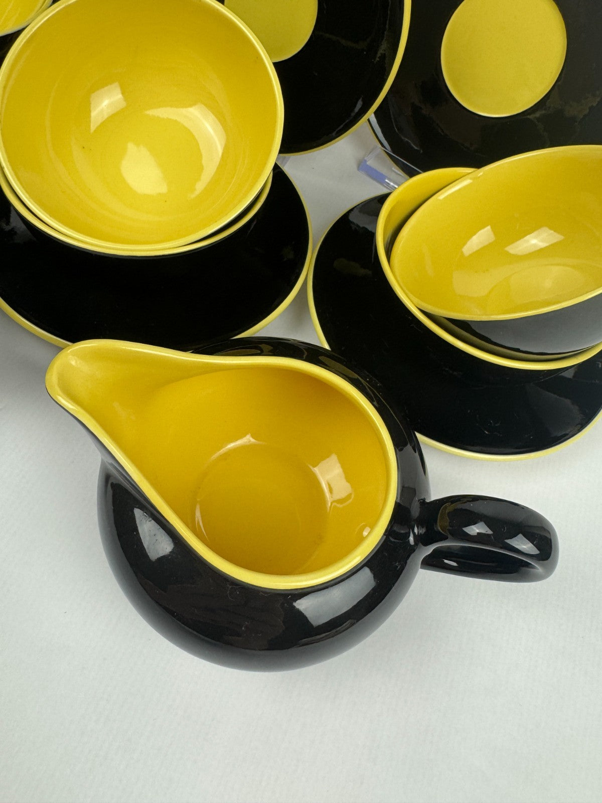 Service à thé Villeroy & Boch - Mettlach / France-Sarre vers 1950, "Biarritz"