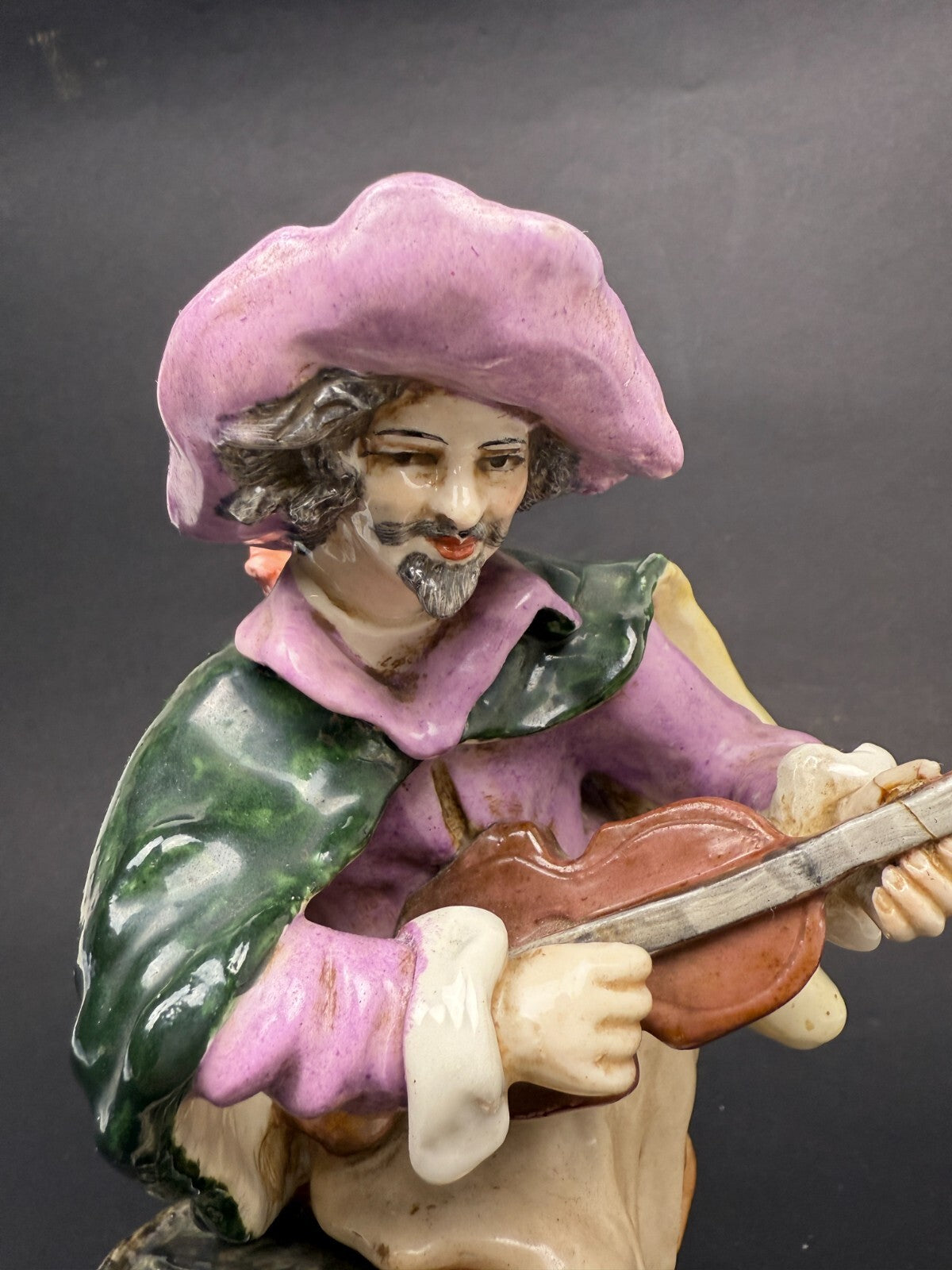 Musicien en porcelaine Capodimonte