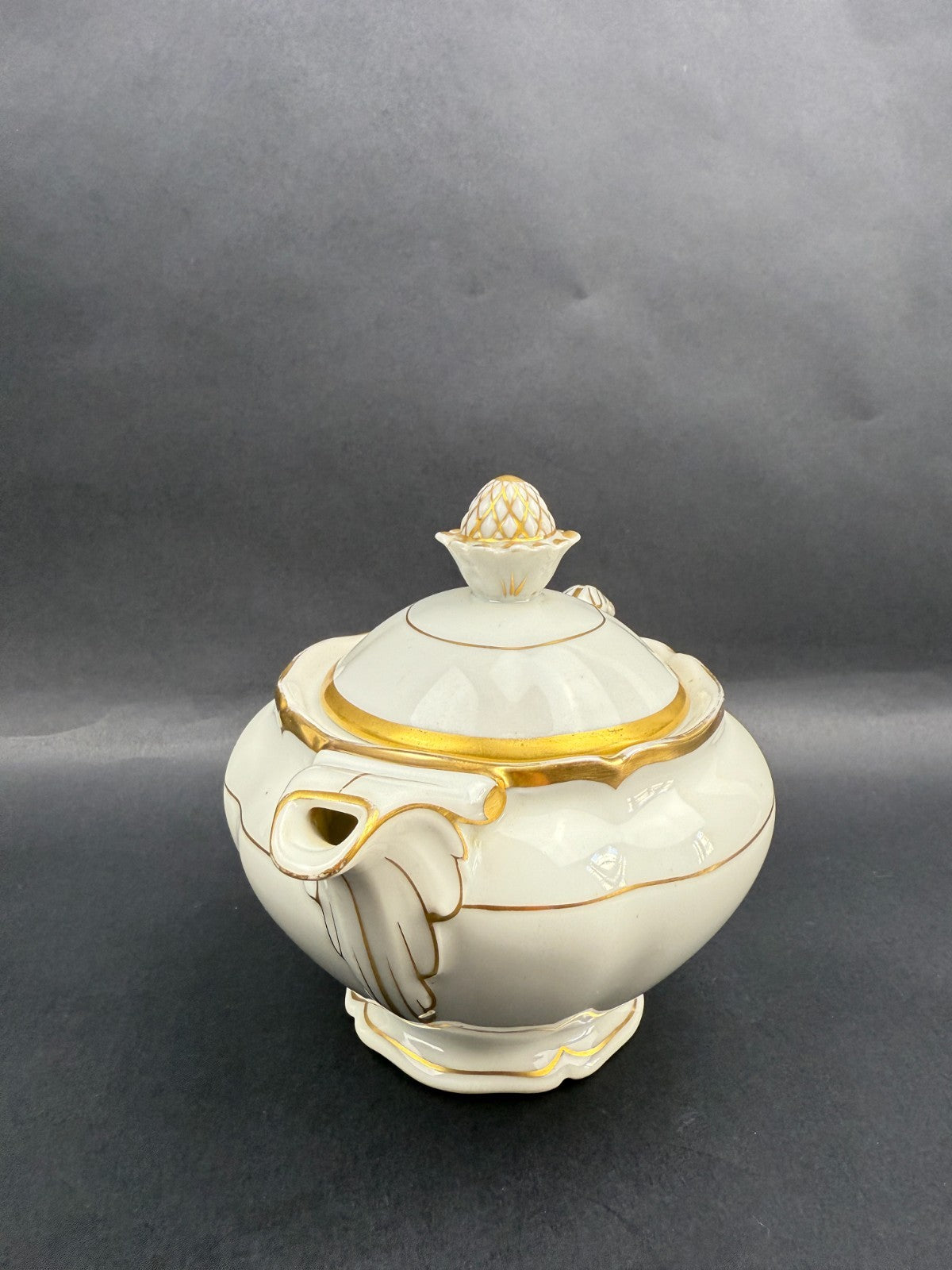 Service à thé individuel – Ancienne Fabrique Royale de Limoges Rehauts d’or fin