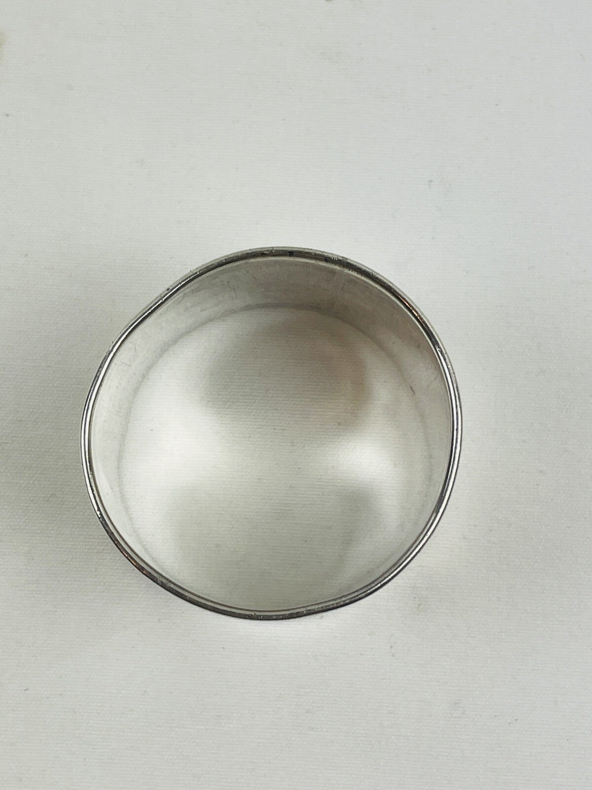 Rond de serviette en argent massif