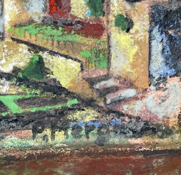 Huile Sur Cuivre Dans Le Goût De François Desnoyer