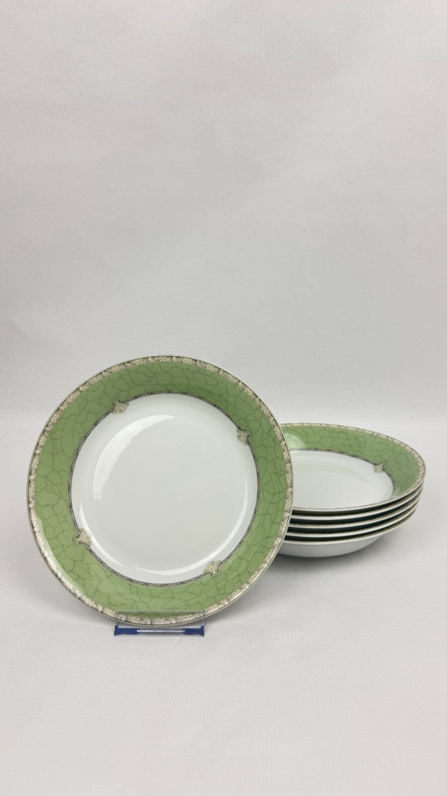 Pierre Frey pour Philippe Deshoulières, 6 assiettes creuses modèle Lorraine