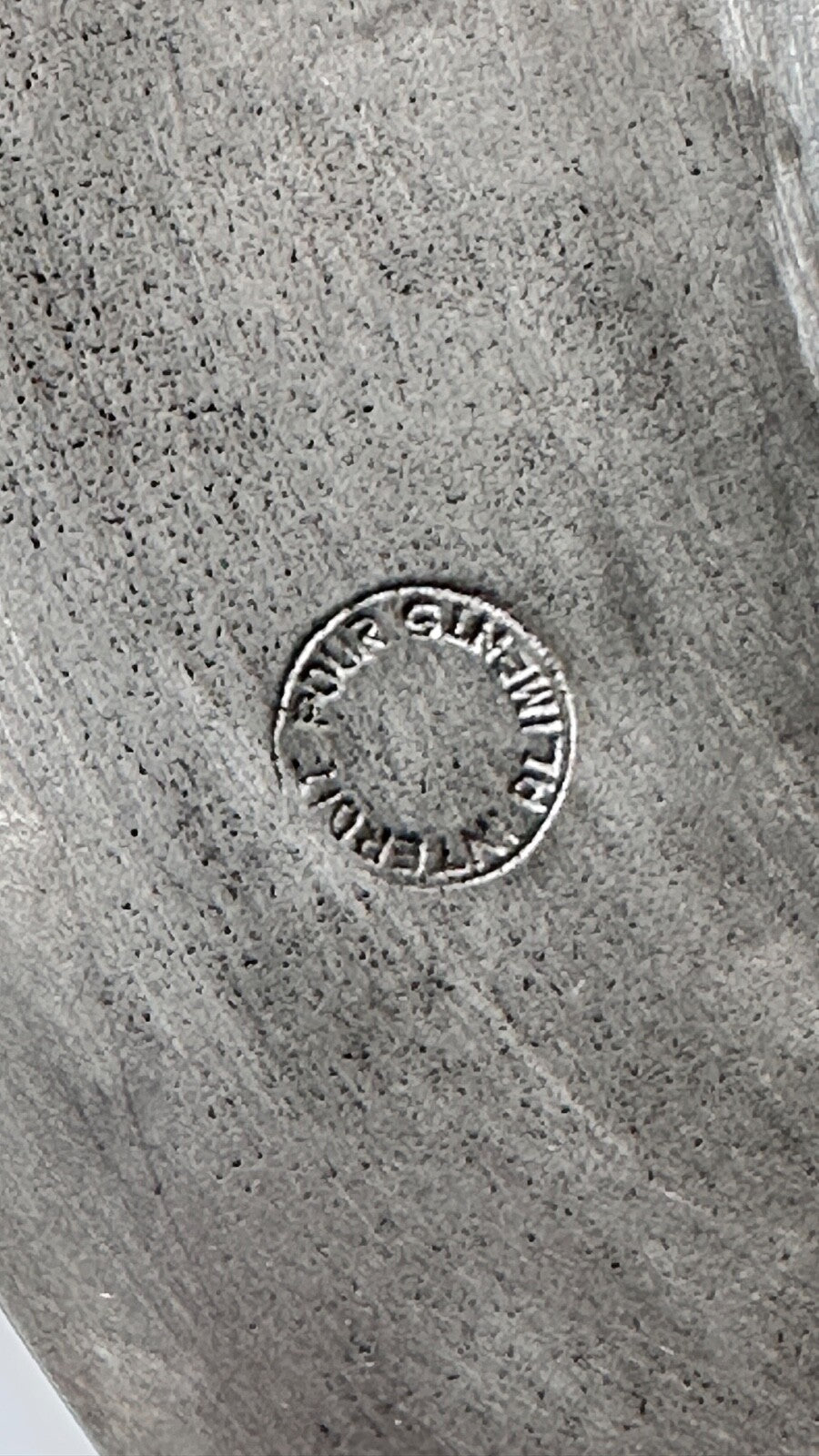 Assiette murale décorative faïence et étain aux fruits