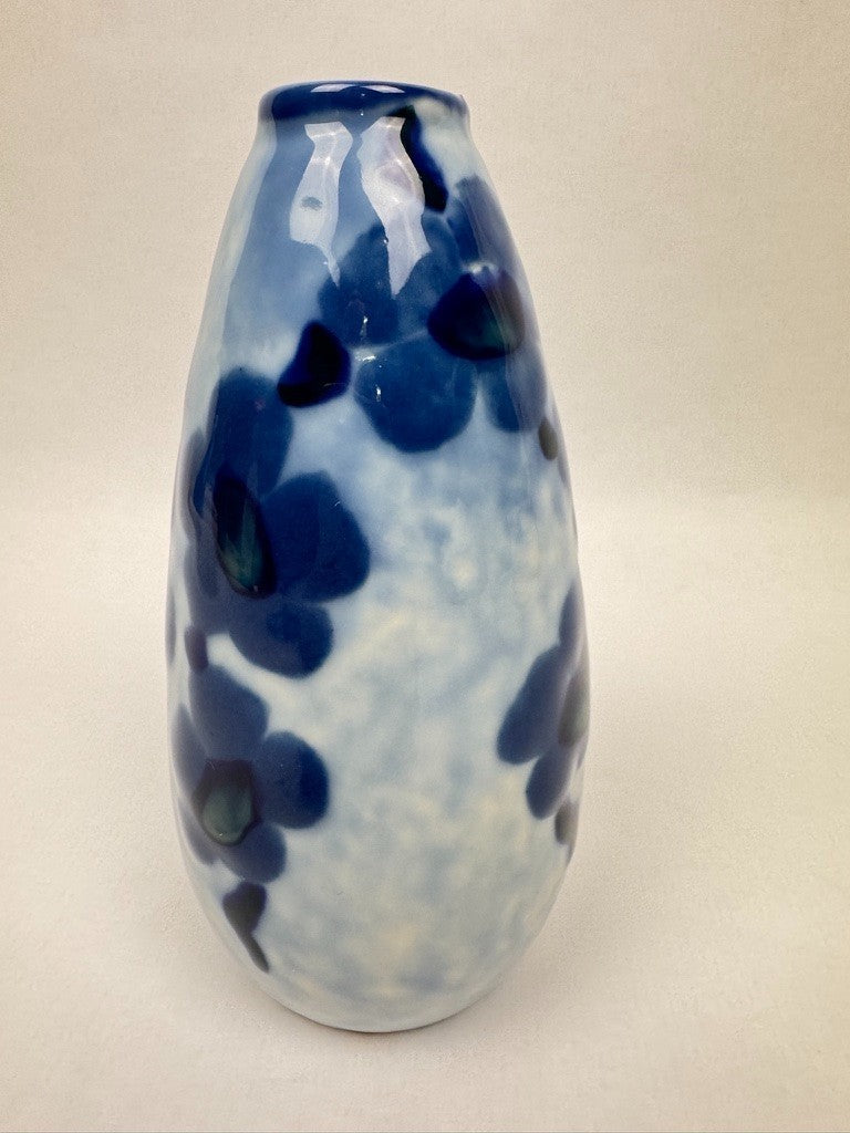 Vase n°4 Tharaud - Années 1950/60 - Décor Flambé Bleu Rare