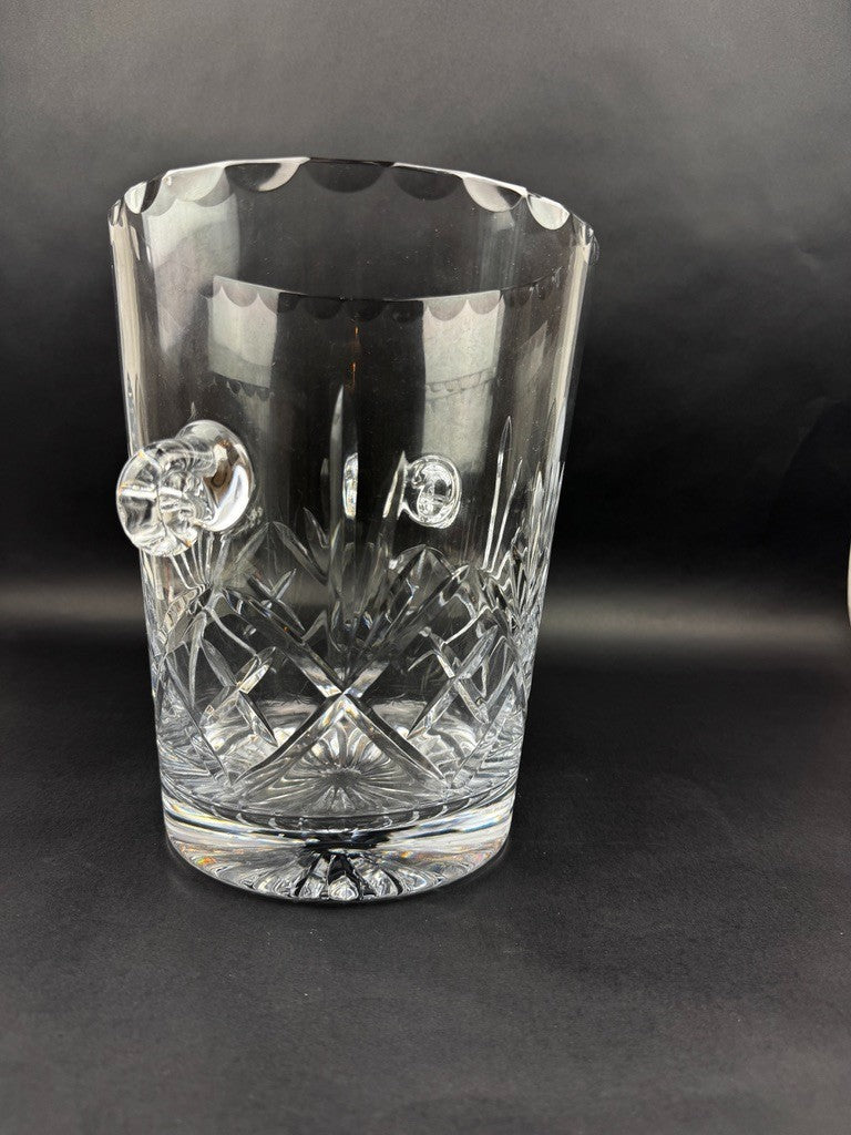 Cristal de Lorraine, très joli seau à champagne en cristal taillé