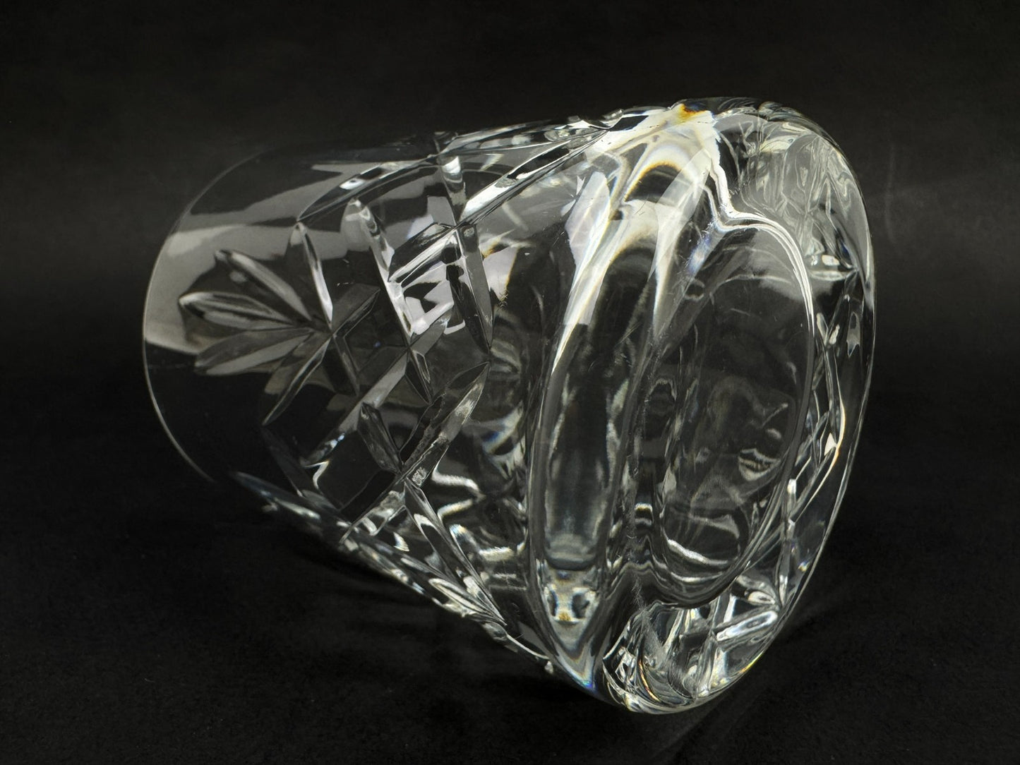 3 verres à whisky – cristal taillé d’Écosse