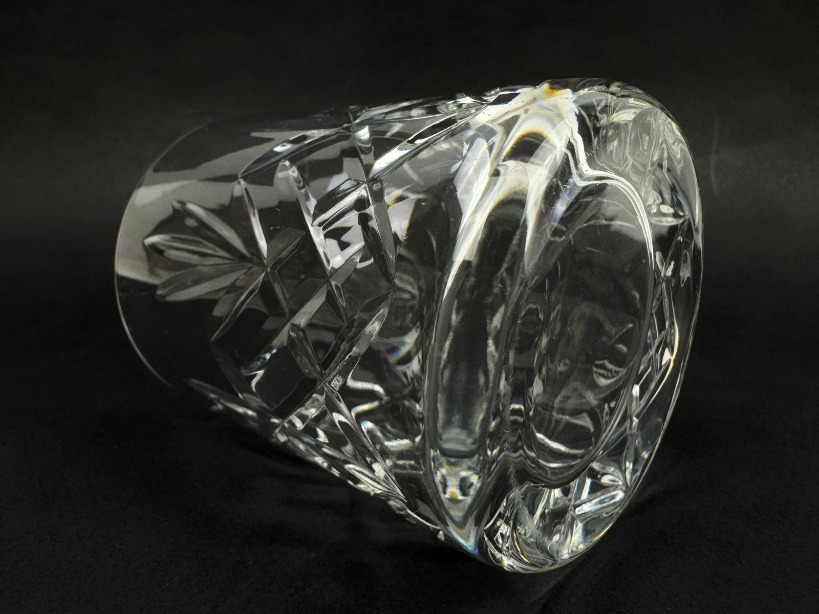 3 verres à whisky – cristal taillé d’Écosse