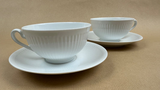 Paire de tasses à thé Royal Copenhague Danemark