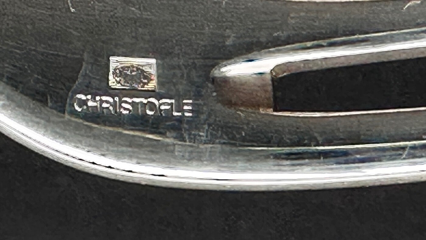 Christofle, Modèle Malmaison, Suite De 12 Fourchettes à Entremets