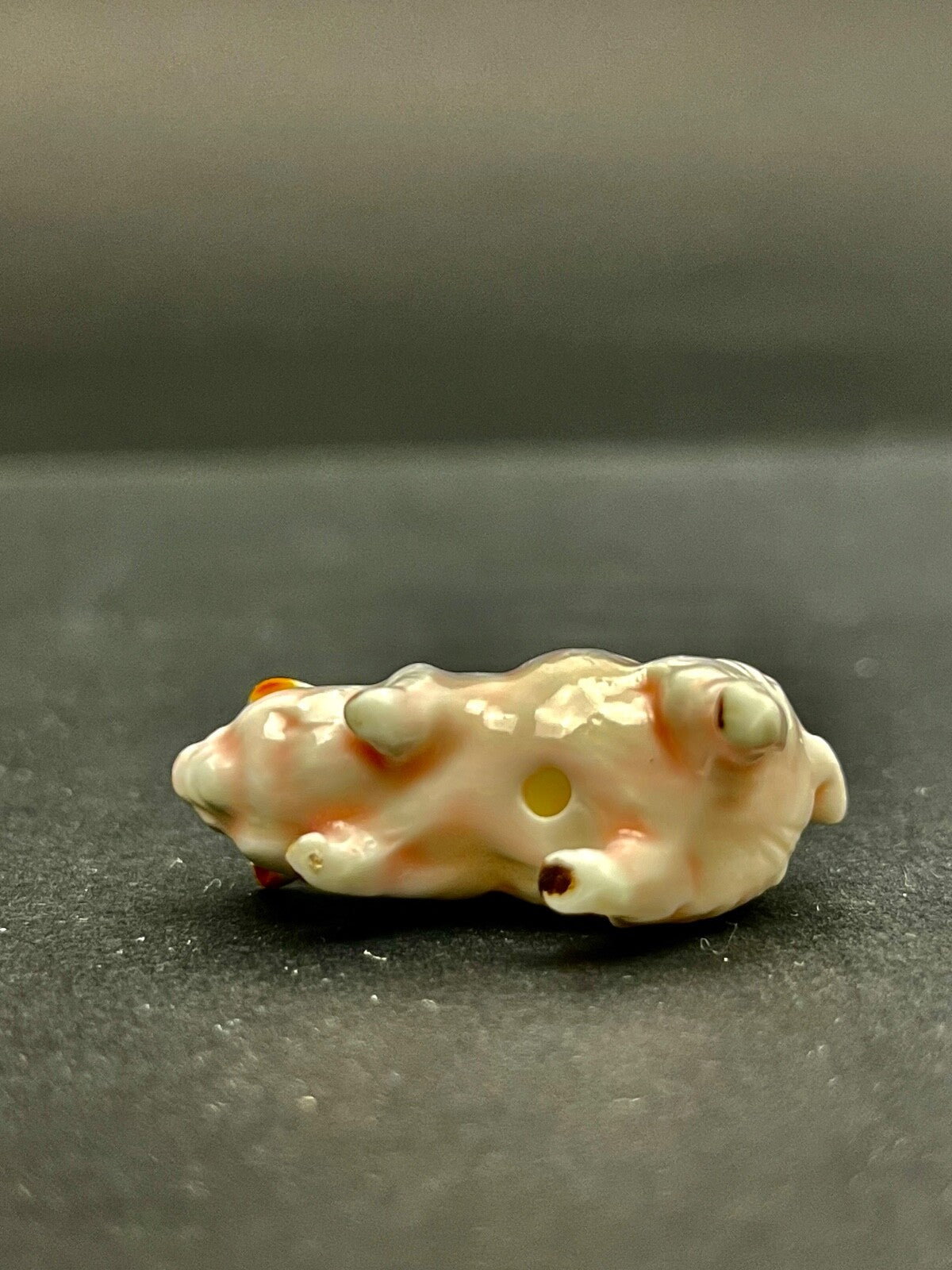 Figurine En Porcelaine, Cochon Miniature