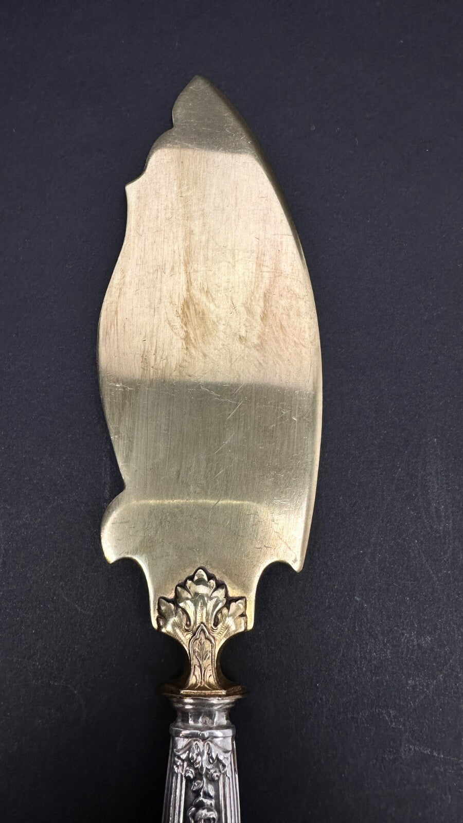 Couteau à Gâteaux, à Glace Et Pelle à Fruits En Argent, Couverts à Dessert