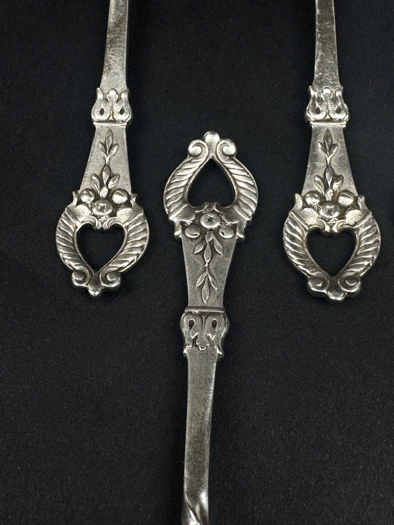 Christofle, coffret de 6 cuillères à moka modèle corne d'abondanceflag