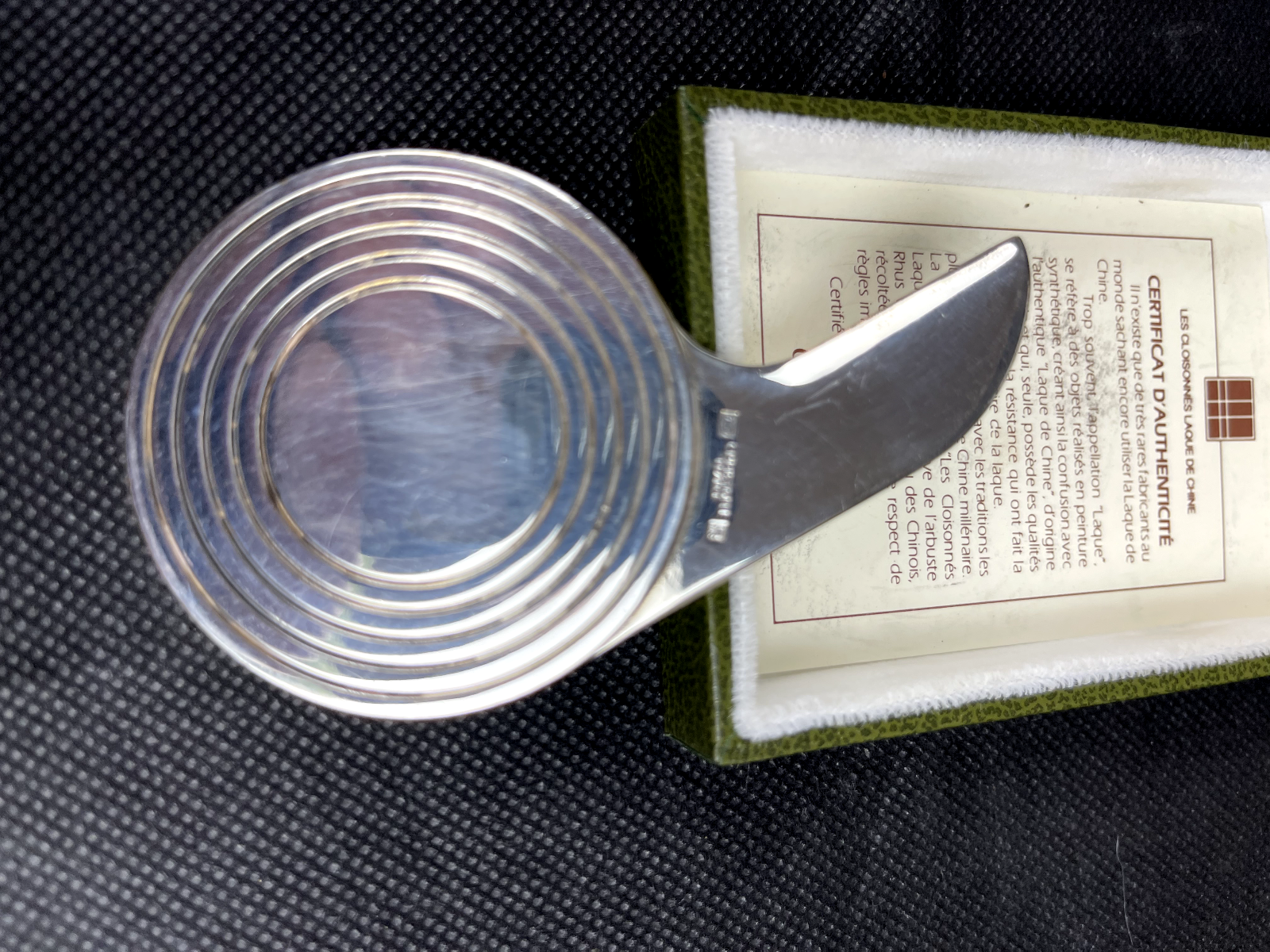 Christofle ouvre lettre, coupe papier modèle Talisman