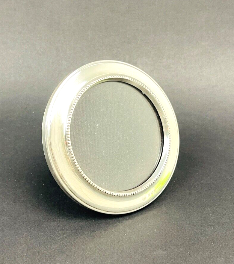 Cadre porte-photo en argent massif anglais