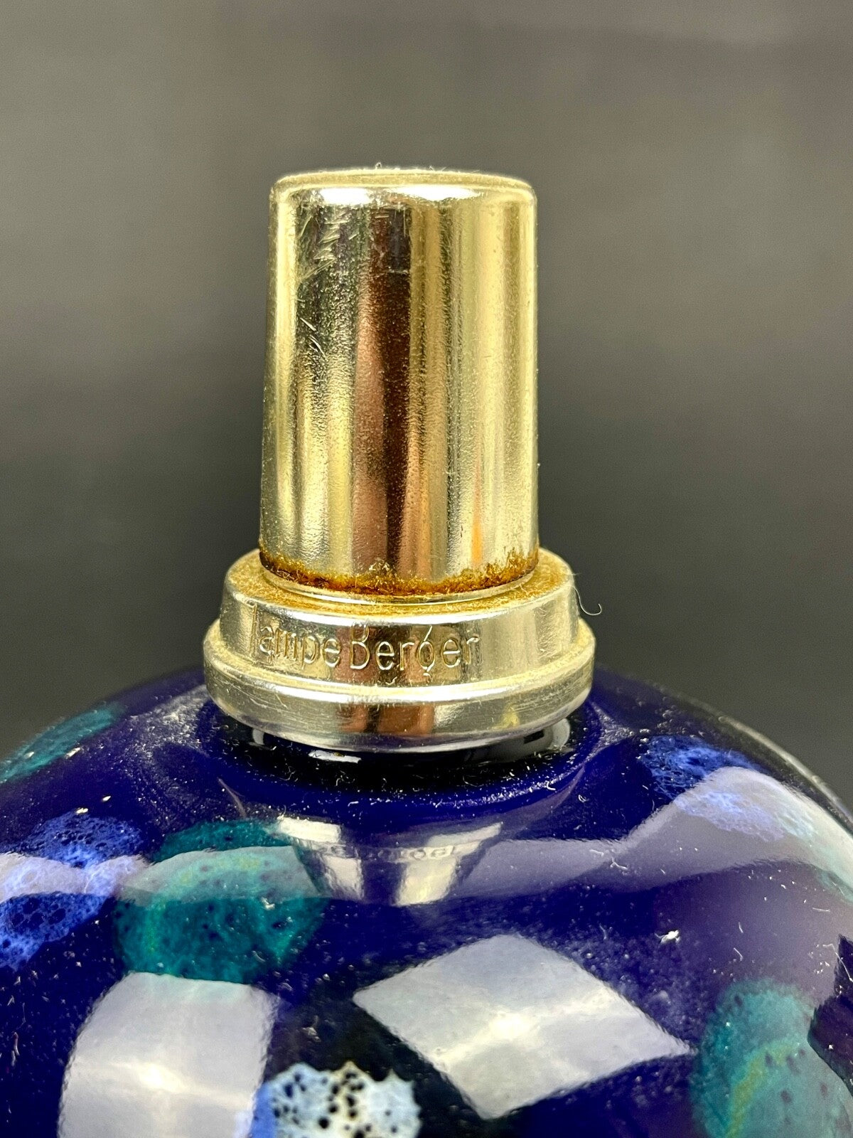 Ancienne Lampe Berger En Porcelaine émaillée