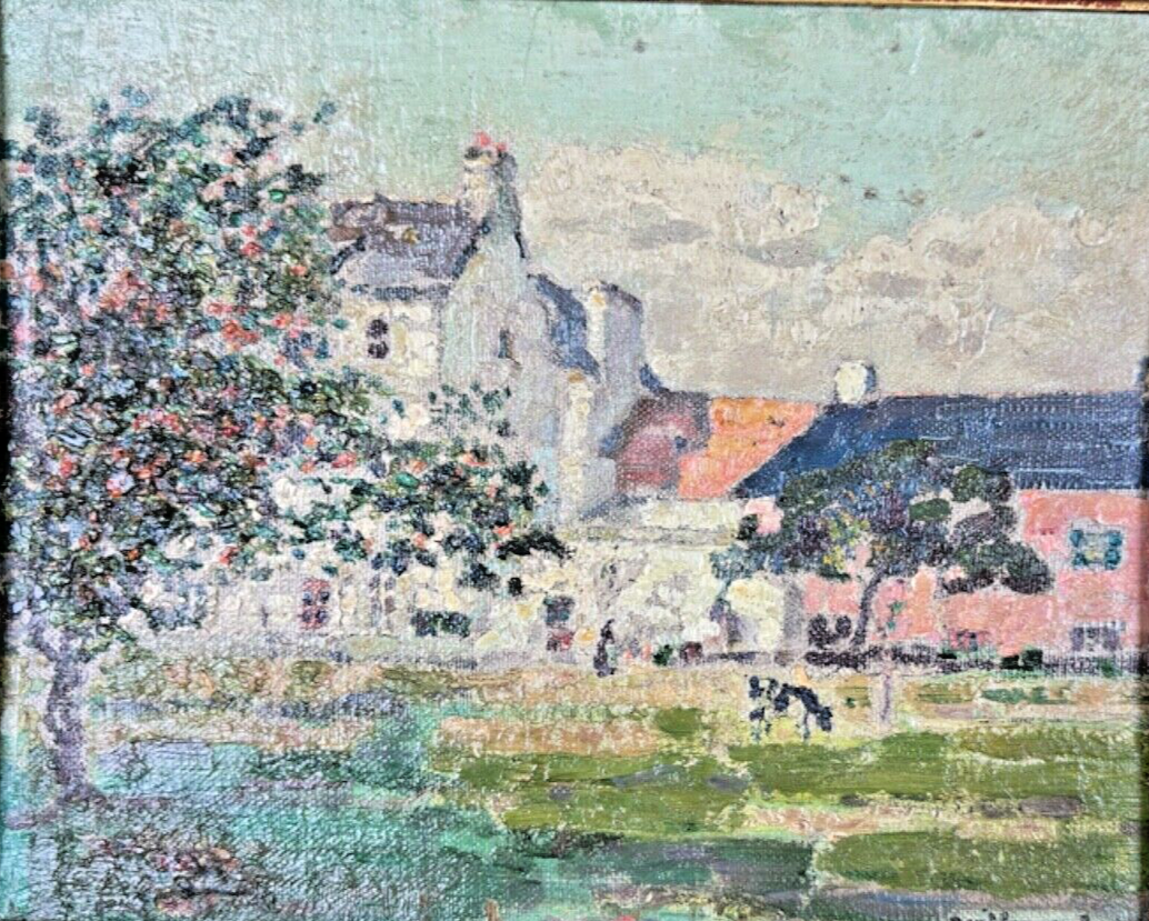 "Le village" - Georges Guillaume ROGER (1867-1943)