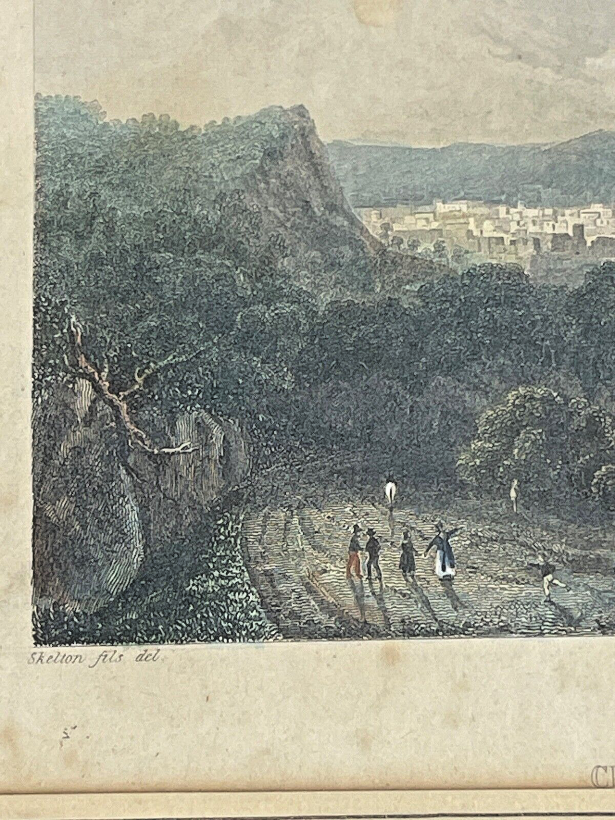 Gravure Du Port De Cherbourg Par Skelton Fils Et Aubert Fils