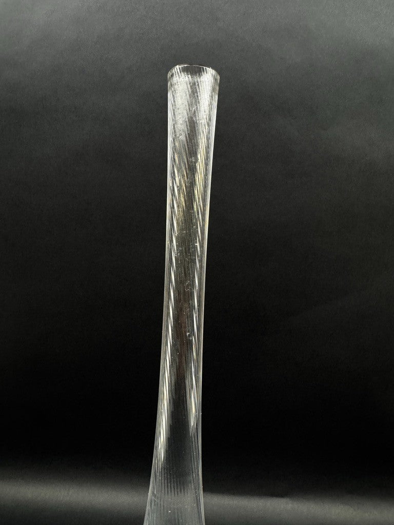 Vase Daum Nancy en cristal clair, XXe siècle