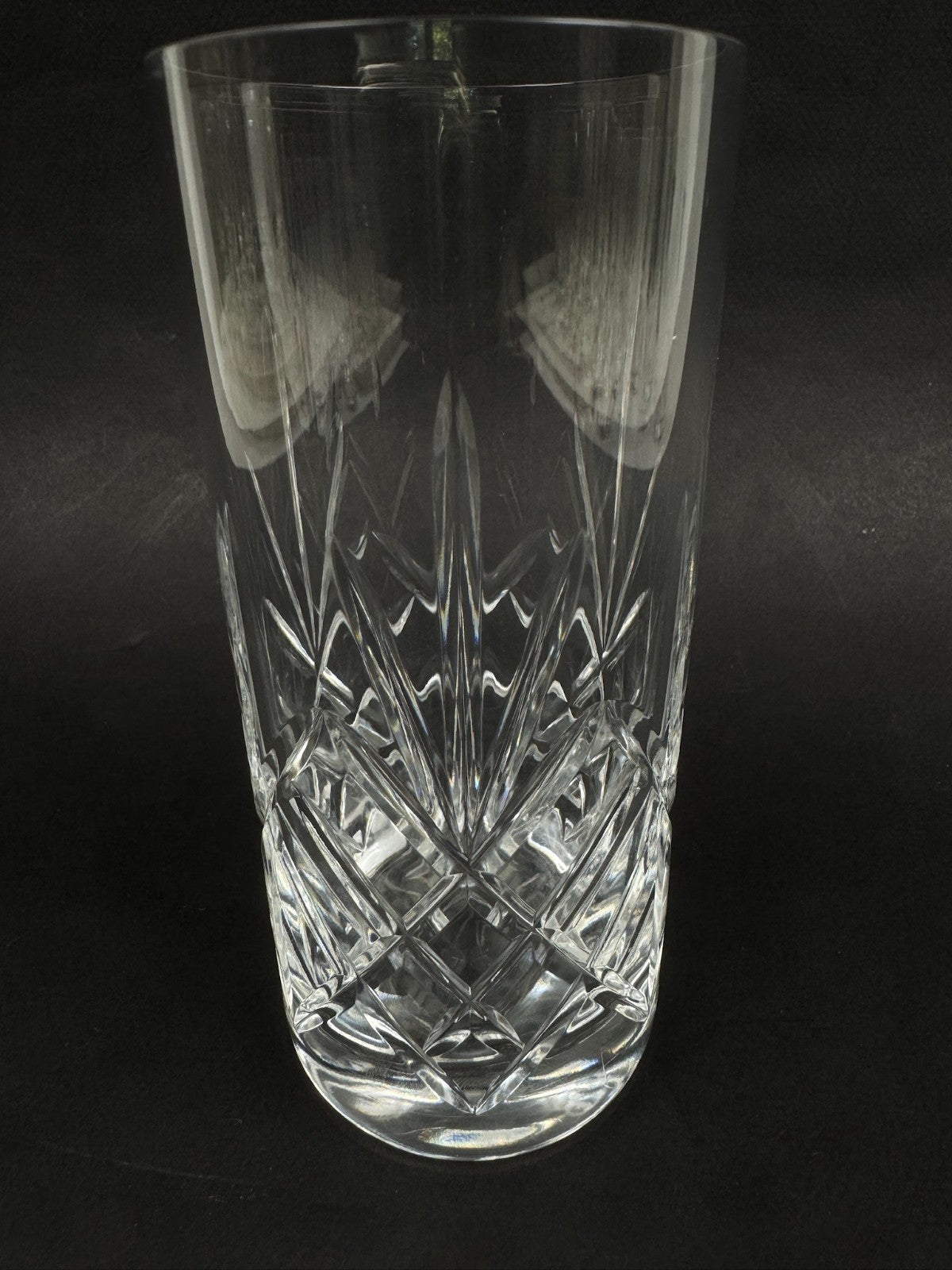 8 verres à orangeade – cristal d’Écosse taillé