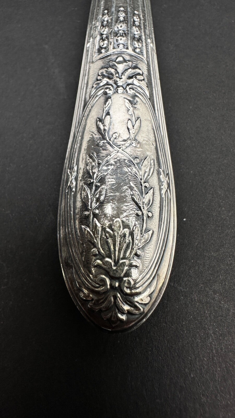 Couteau à Gâteaux, à Glace Et Pelle à Fruits En Argent, Couverts à Dessert