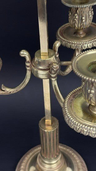 Lampe bouillotte en bronze XIXème