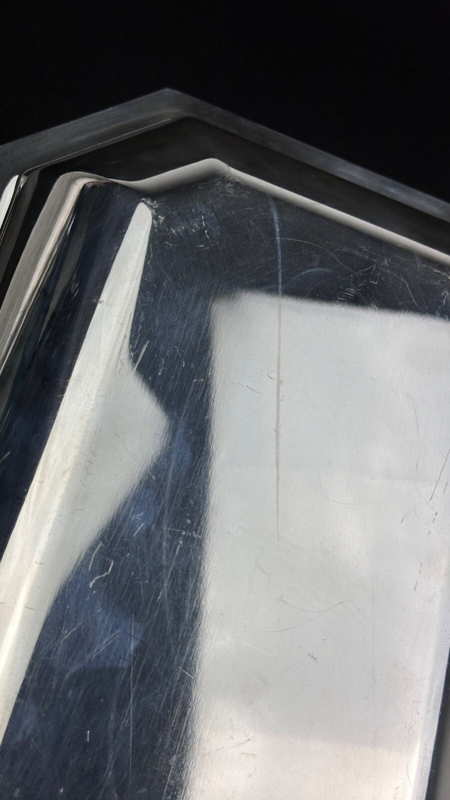 Panière / corbeille à pain ART DECO en métal argenté  Table Plat Service