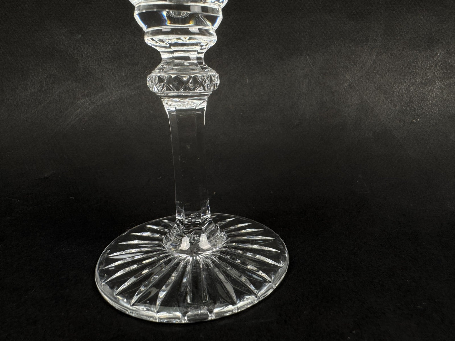 Série de 6 flûtes à champagne en cristal Saint-Louis – Modèle Tommy – Parfait ét