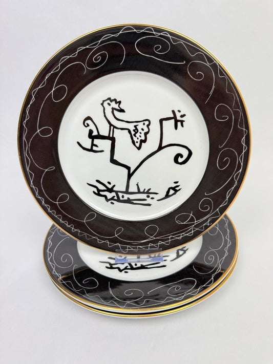 Javier Mariscal pour Bidasoa, suite de 18 assiettes