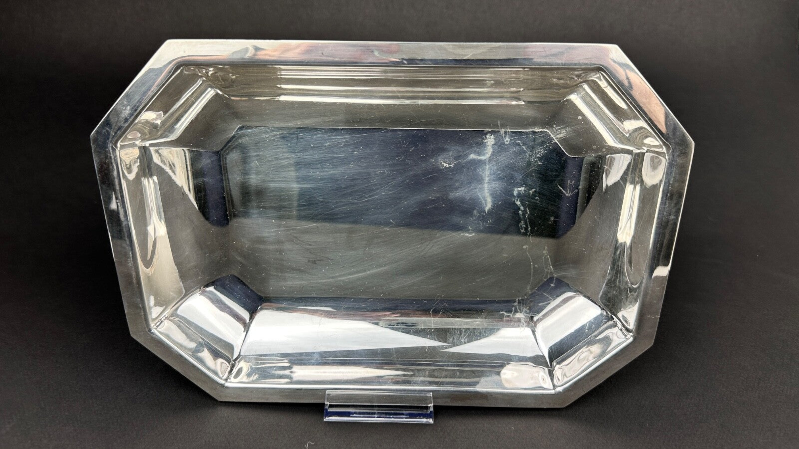 Panière / corbeille à pain ART DECO en métal argenté  Table Plat Service