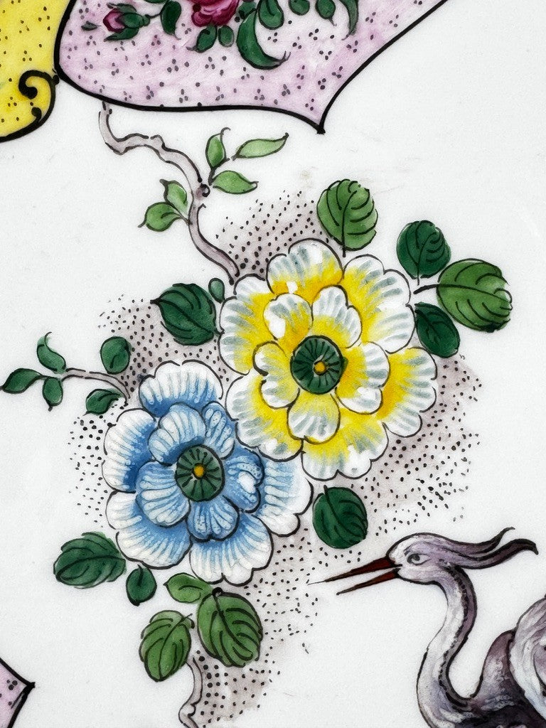Plat en porcelaine de Limoges, Henri Creange