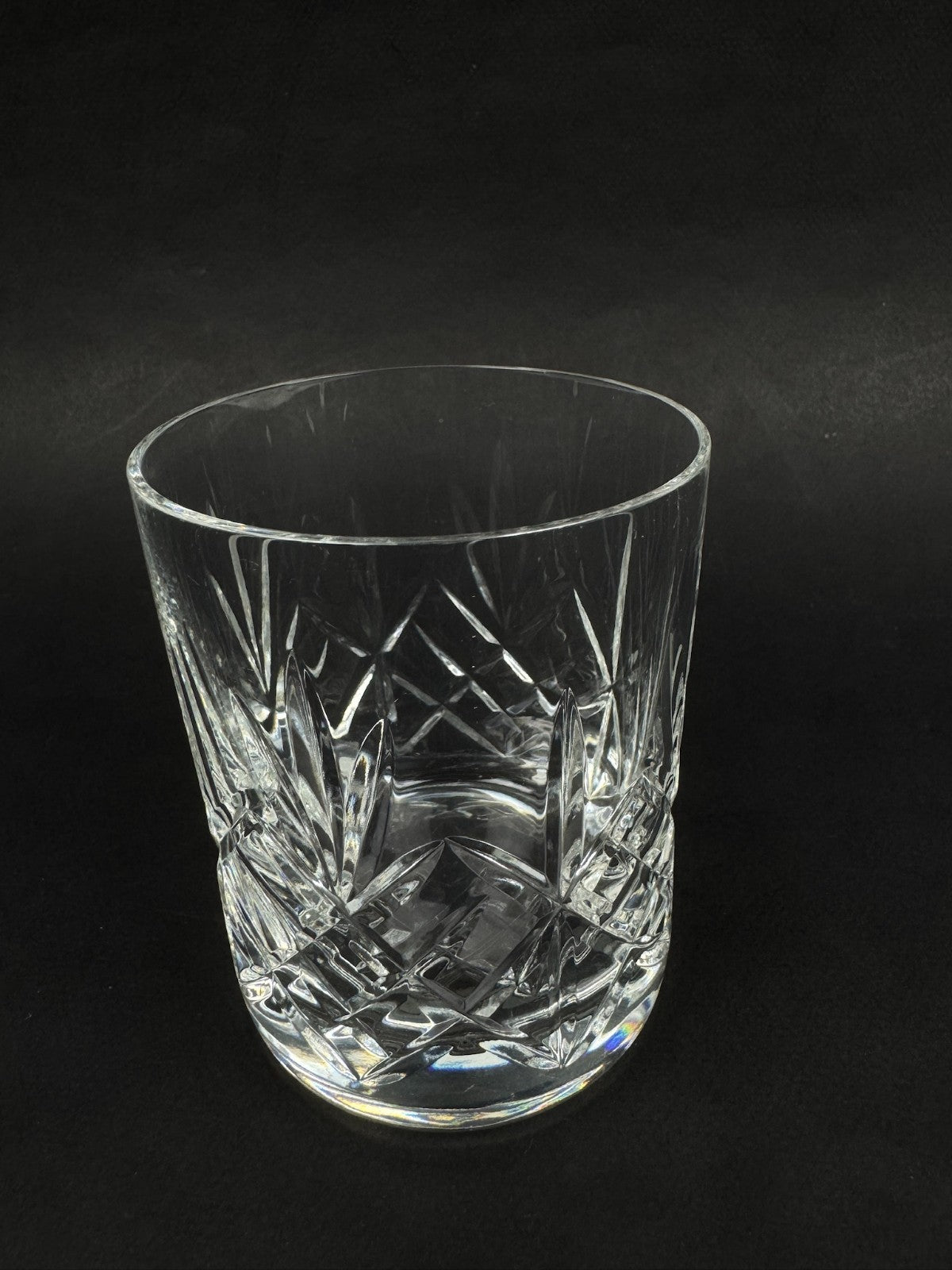 3 verres à whisky – cristal taillé d’Écosse
