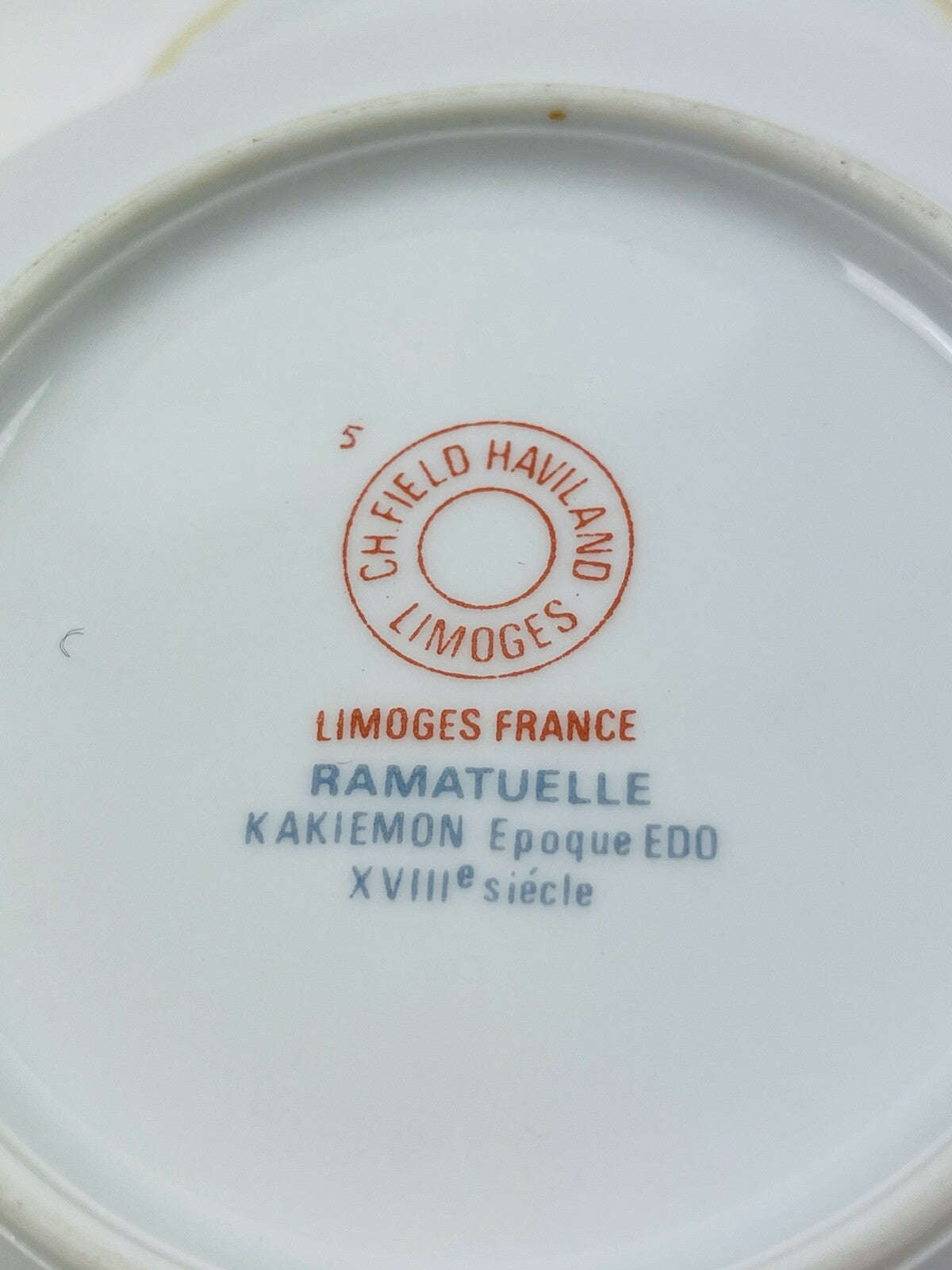 Tasse à thé Haviland, modèle Ramatuelle, Kakiemon Époque EDO