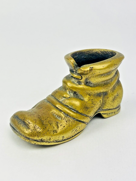 Presse-papiers, Pyrogène...chaussure, soulier En Bronze