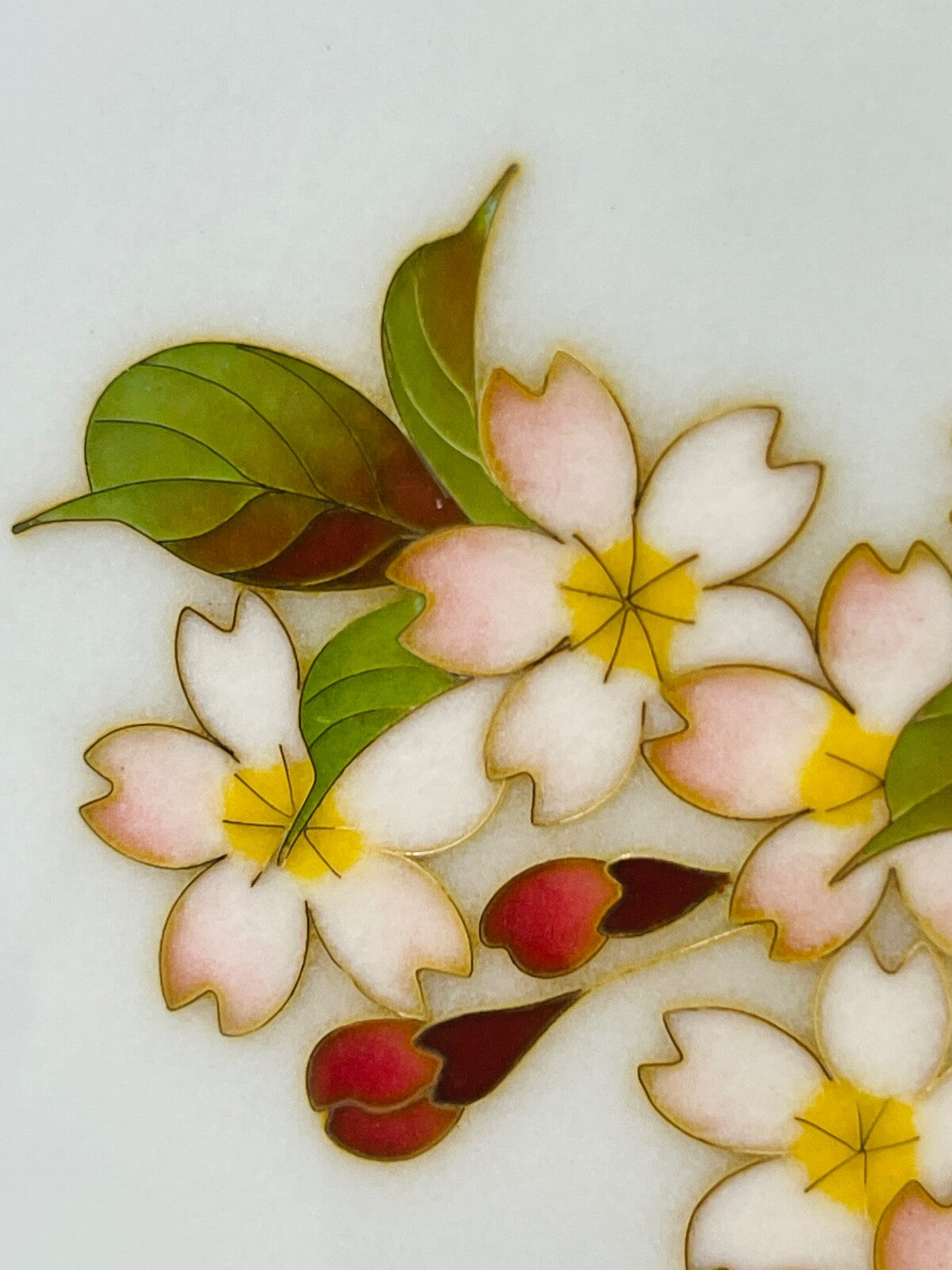 Vase en émaux cloisonnés Japonais dans le goût d' Ando Jubei