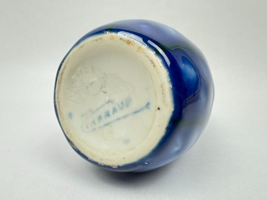 Vase n°5 Tharaud - Années 1950/60 - Décor Flambé Bleu Rare