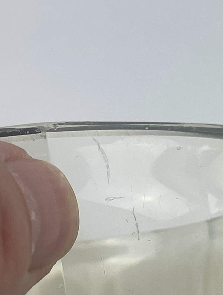 Vase en cristal fumé taillé par Ellis Berg pour Kosta Boda, Suède 1930