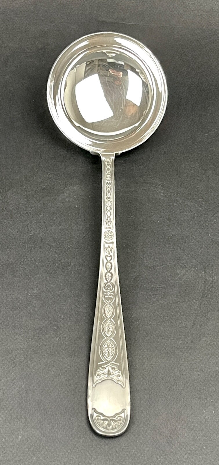 louche à potage Christofle en métal argenté modèle Villeroy