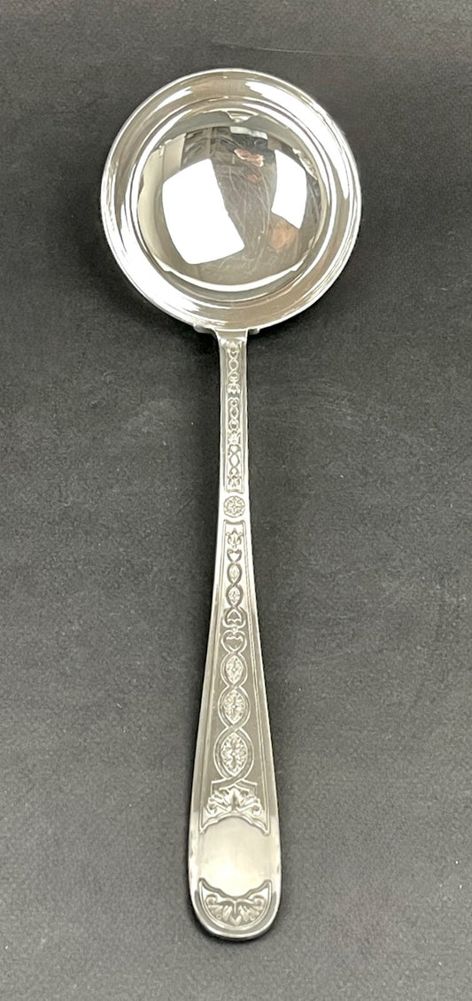 louche à potage Christofle en métal argenté modèle Villeroy