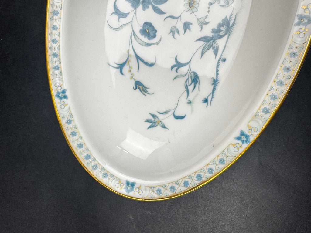 Ravier Haviland Limoges Nankin décor bleu et or