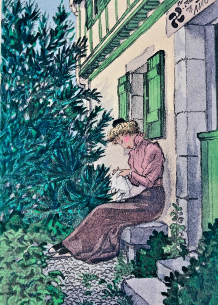 Pierre Loti Ramuntcho Illustrations De Pierre Brissaud Calmann-Lévy 1937