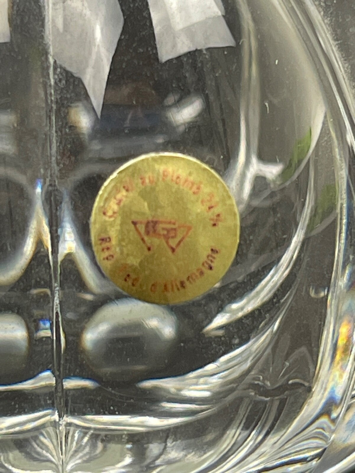 Flacon de parfum en cristal