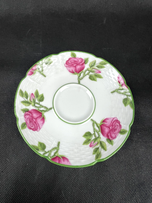 Petite sous-tasse  en porcelaine Raynaud Limoges Jardins de Villandry neuve n°2
